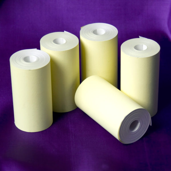 57 x 30 Coreless Thermal Roll (Yellow)-0