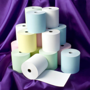 80 x 80 Thermal Roll Blue, Green, Pink, Yellow-0